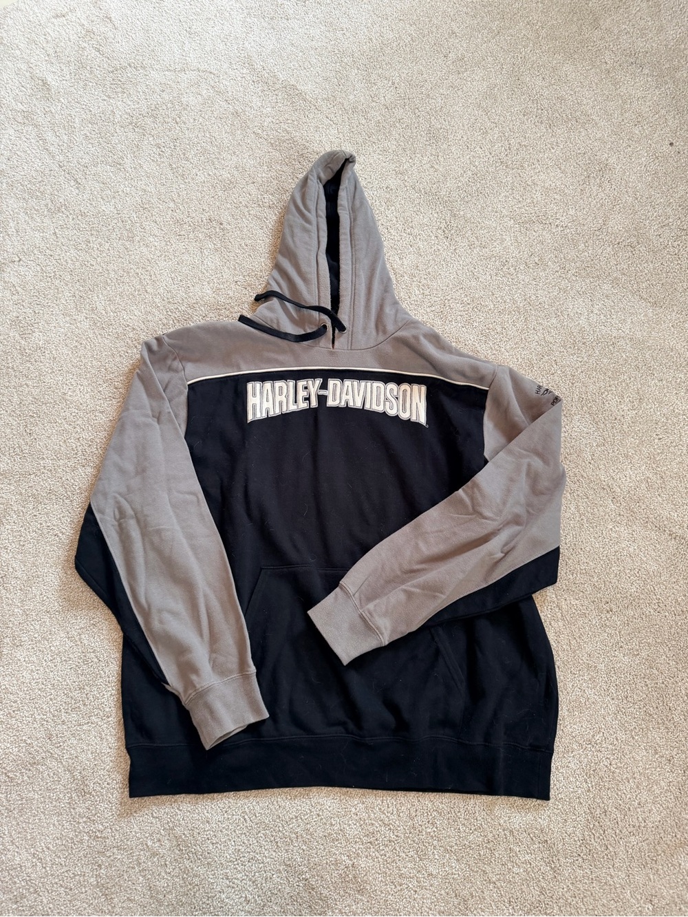 Harley-Davidson Black & Gray Hoodie